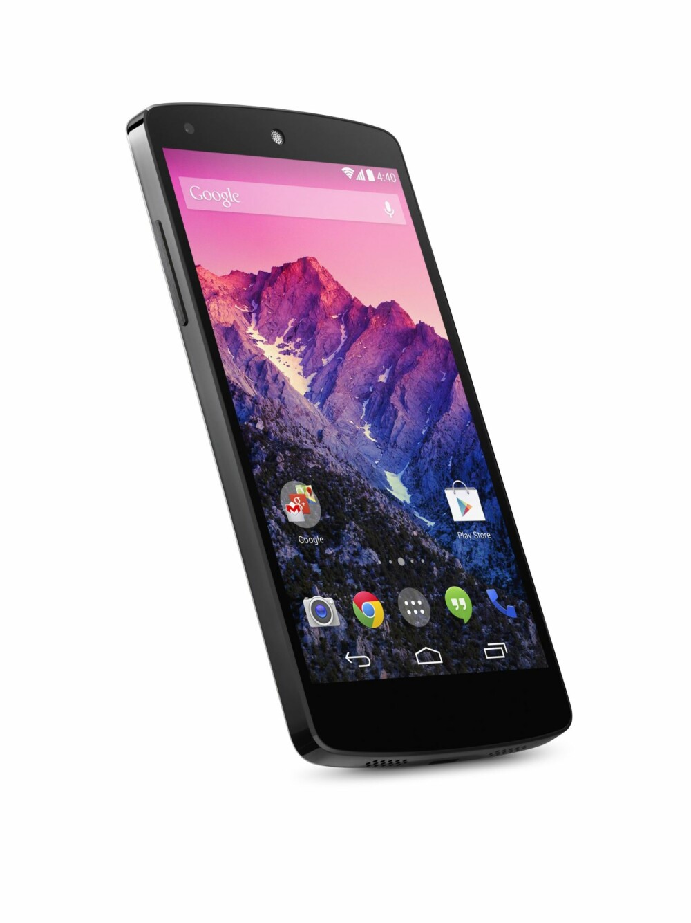 GOOGLE-MOBIL: LG Nexus 5 er for dem som setter pris på å få nye Android-oppdateringer først. Med en prislapp på 2635 kroner er dette i tillegg en billig mobil.