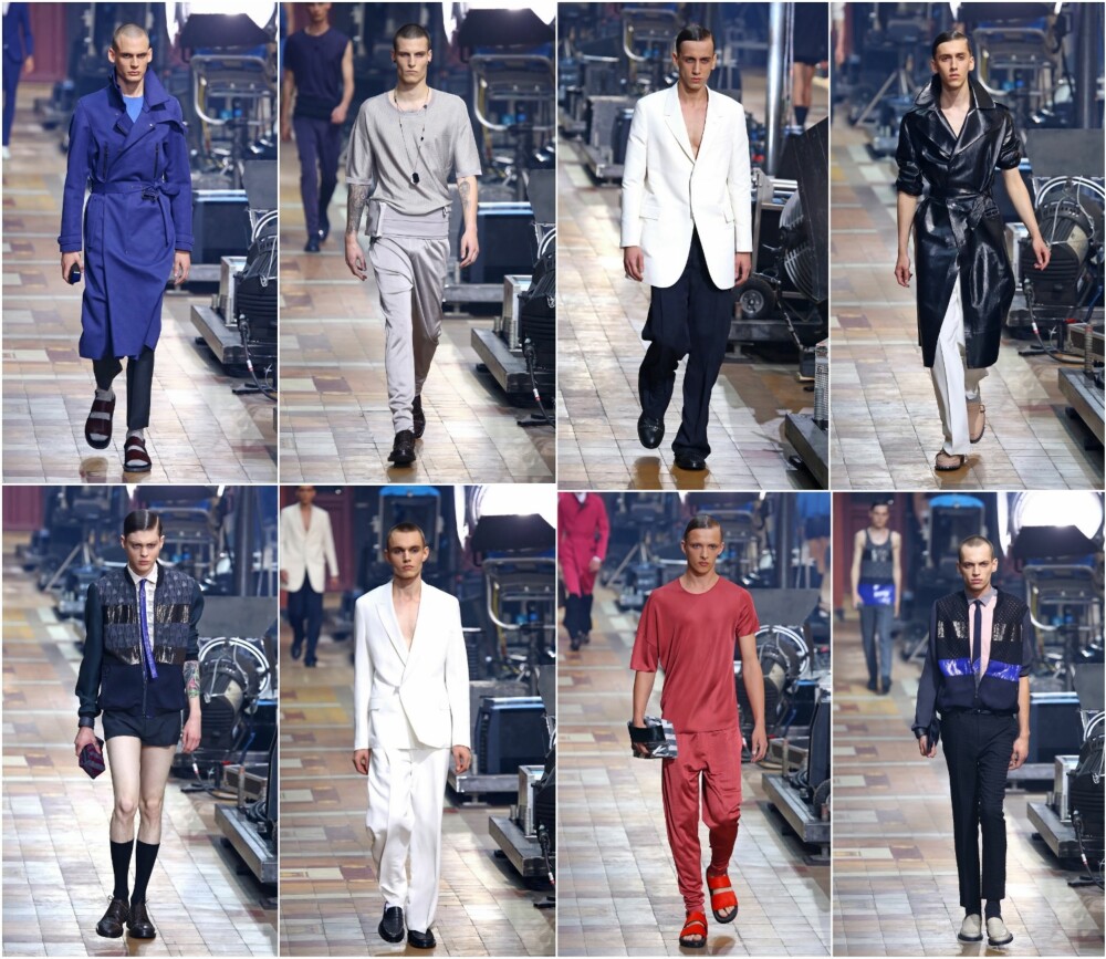 VÅRENS TRENDER: Under Paris Fashion Week viste merket Lanvin det som skal bli de største trendene for menn våren og sommeren 2014. Så gjenstår det bare å se om rosa og helhvitt kommer til å slå an blant norske menn...