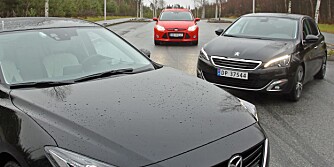 3 x kompaktbil test SML Ford Focus, Peugeot 308, Mazda 3 nov 2013