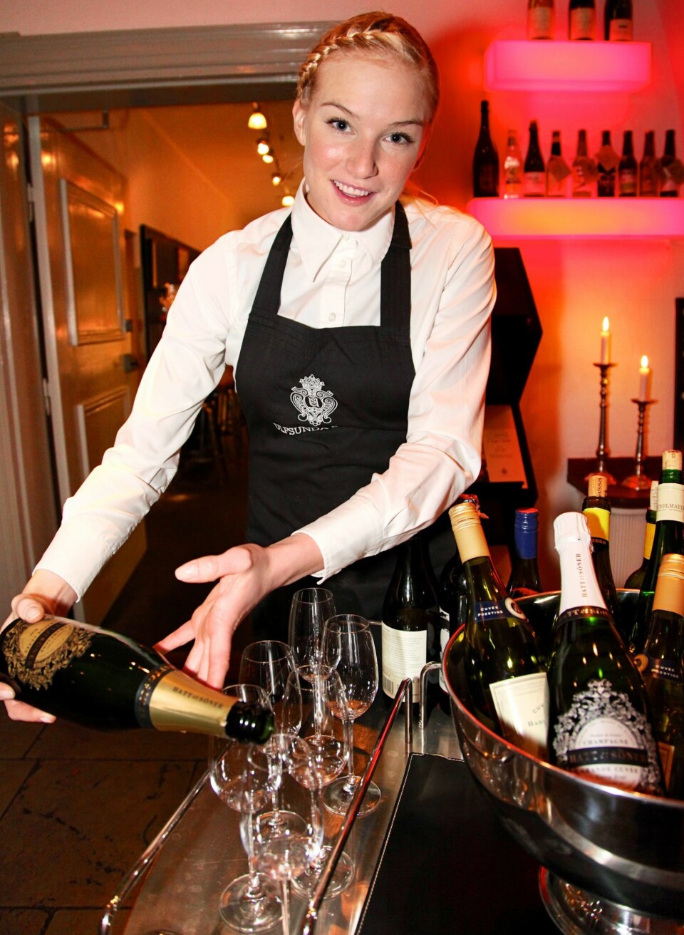 CHAMPAGNESLOTTET: Ulfsunda Slott lever opp til navnet.