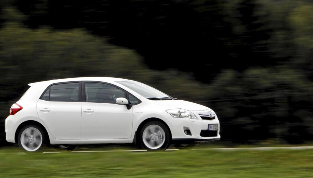 POPULÆR: Hybrid-modellen av Toyota Auris kom sammen med facelift i 2010. Det er en av de mest populære variantene som bruktbil. FOTO: Petter Handeland