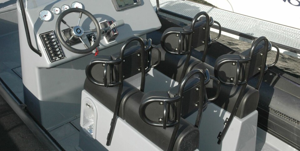 TITALL: 650 er godkjent for 10 personer, men har bare fire skikkelige sitteplasser. FOTO: Bengt Erik Iversen