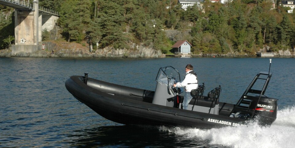 PASSER FINT: 150 hester kler båten godt. FOTO: Bengt Erik Iversen