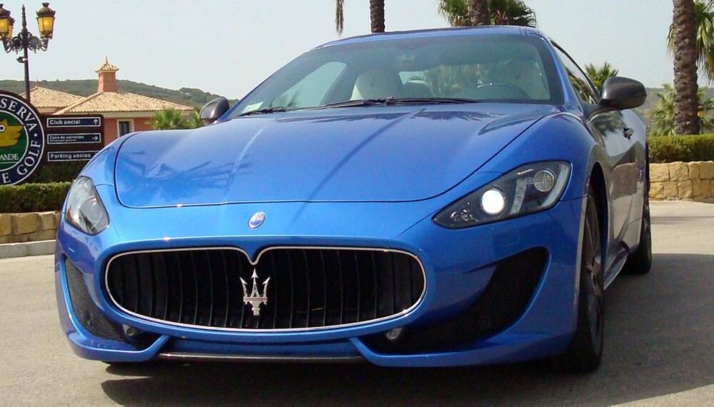 SLÅENDE VAKKER: Vi har prøvekjørt Maserati GranTurismo Sport. Alle foto: Maserati