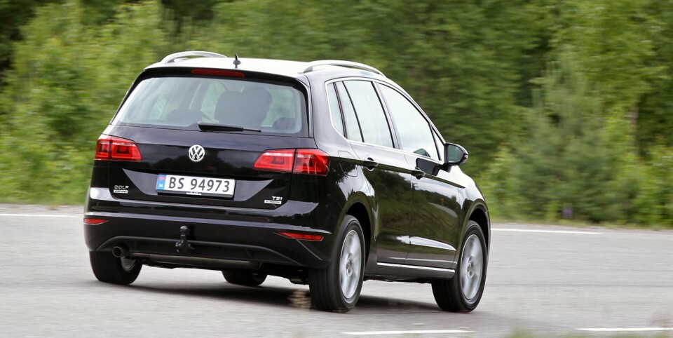 BILTEST: Sportsvan, du lissom. Praktiskt og ganske fornuftig er den, men noe i nærheten av sportslig er den ikke.