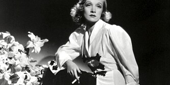 KLASSIKER: Marlene Dietrich i en klassisk svart bukse.