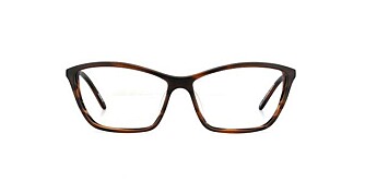 DRÅPEFORMET ANSIKT: Cat eye-formede briller passer godt til denne formen.
