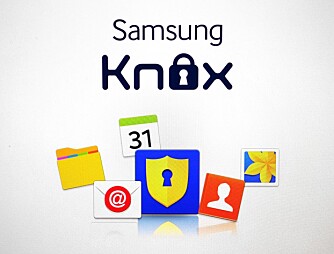 SIKKERT: Bruk Samsung KNOX for ekstra sikkerhet.