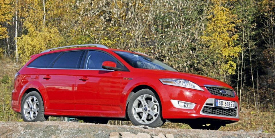 SPARER MINST: Av de bilene vi undersøkte, var Mondeo den som lønnet esg minst. Man kan likevel spare 15.000 kroner.