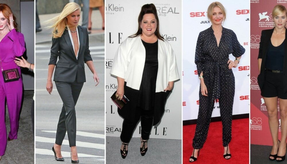 FORBILDER: Når det kommer til å kle seg etter egen personlighet og kropp, er disse fem Hollywood-stjernene virkelig gode forbilder.