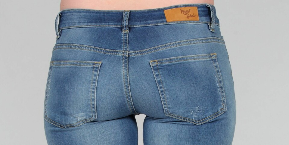 JEANS TIL FLAT RUMPE: Velg bukser med høyere liv!