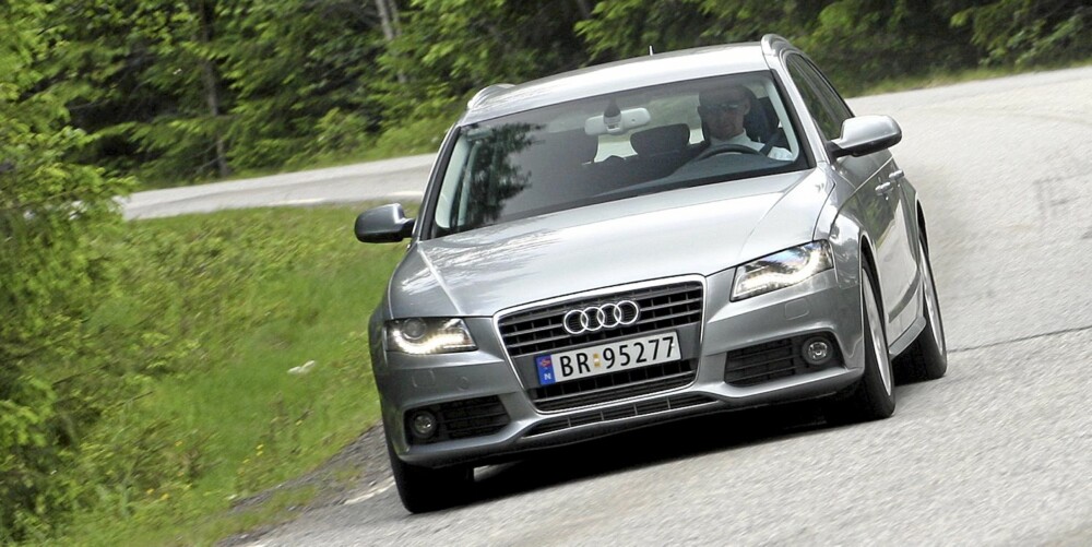 GODT BYGGVERK: Alt ved Audi A4 utstråler høy kvalitet i byggeprosessen. Bilen kjennes som smidd ut av ett stykke. GODT BYGGVERK: Alt ved Audi A4 utstråler høy kvalitet i byggeprosessen. Bilen kjennes som smidd ut av ett stykke.