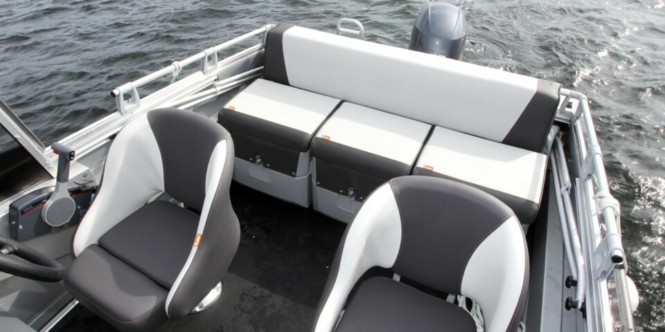 PLASS: God dørkplass har fått prioritet forut i nye Buster X. Enkel landgang via solid pulpit hører også med. FOTO: Petter Handeland