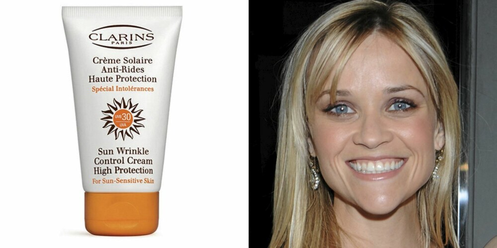 REESE: Elsker Clarins Sun Wrinkle Control Cream High Protection (kr 255).