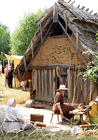 MUSEUMSDORF DÜPPEL: Friluftmuseet Düppel viser hvordan mennesker hadde det i gamle dager.