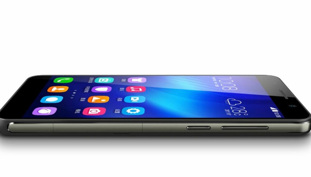 BILLIG TOPPMOBIL: Honor 6 er første telefon fra Huaweis nye mobilmerke. Den har en 5 tommer stor skjerm med full HD-oppløsning.