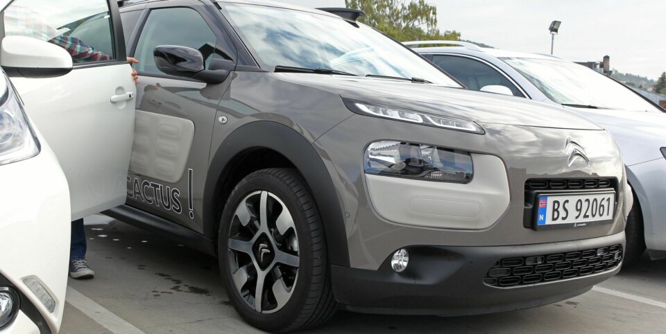 POLSTRET: Med C4 Cactus tør Citroën å være noe helt for seg selv igjen. Det er da det franske merket er på sitt beste. FOTO: Petter Handeland