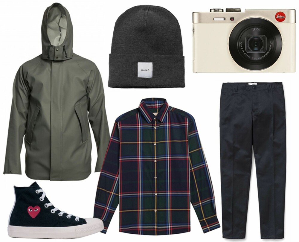 VERDT ET BESØK: - Freudian Kicks er en eneste stor suksesshistorie. Med et utvalg av varer som ikke er tilgjengelig noen andre steder i landet, bra med informasjon og bilder, er dette en sikker vinner. Den norske butikken og nettbutikken Freudian Kicks har et stort utvalg av klær, sko og tilbehør til både kvinner og menn, sier Fredrik de Lange. Øverst fra venstre: Ramme Dk Grey fra Elka Rainwear, kr 1795. Watch cap Dark grey fra OAMC, kr 695. Leica C Light Beige fra Leica, kr 5395. Comme des Garcons x Converse All Star Hi - Black, fra Comme des Garcons, kr 795. Classic Shirt Green Check fra Maison Kitsune, kr 1795. Chino pant Dark navy fra OAMC, kr 1795. VERDT ET BESØK: - Freudian Kicks er en eneste stor suksesshistorie. Med et utvalg av varer som ikke er tilgjengelig noen andre steder i landet, bra med informasjon og bilder, er dette en sikker vinner. Den norske butikken og nettbutikken Freudian Kicks har et stort utvalg av klær, sko og tilbehør til både kvinner og menn, sier Fredrik de Lange. Øverst fra venstre: Ramme Dk Grey fra Elka Rainwear, kr 1795. Watch cap Dark grey fra OAMC, kr 695. Leica C Light Beige fra Leica, kr 5395. Comme des Garcons x Converse All Star Hi - Black, fra Comme des Garcons, kr 795. Classic Shirt Green Check fra Maison Kitsune, kr 1795. Chino pant Dark navy fra OAMC, kr 1795.