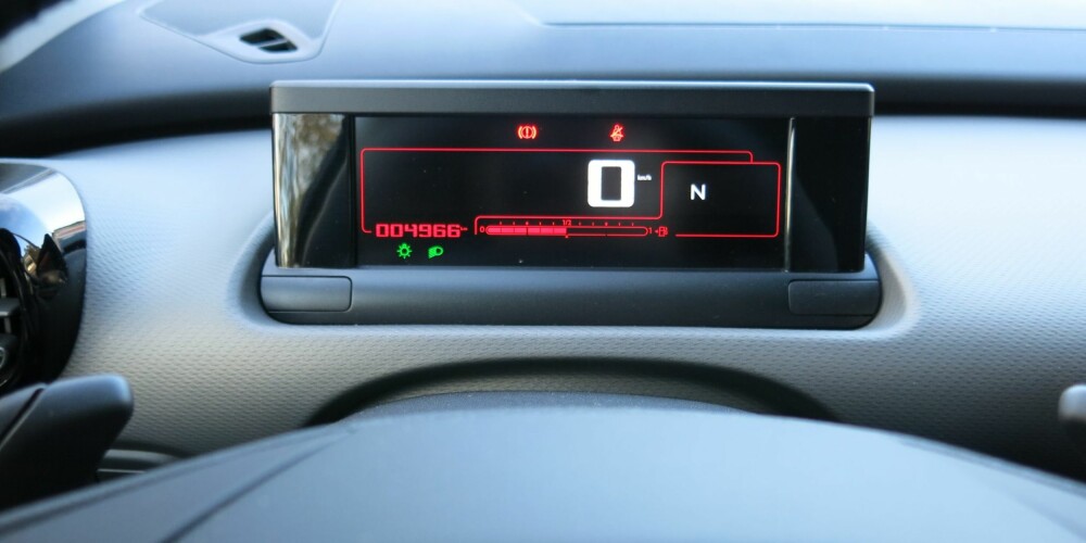 INSTRUMENT: Digitalt i Cactus, veldig ikke-digitalt i 2CV. FOTO: Martin Jansen INSTRUMENT: Digitalt i Cactus, veldig ikke-digitalt i 2CV. FOTO: Martin Jansen