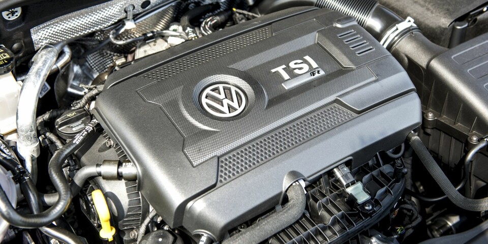 Golf-en har en firesylindret motor som yter 300 hk og 380 Nm. FOTO: TopGear