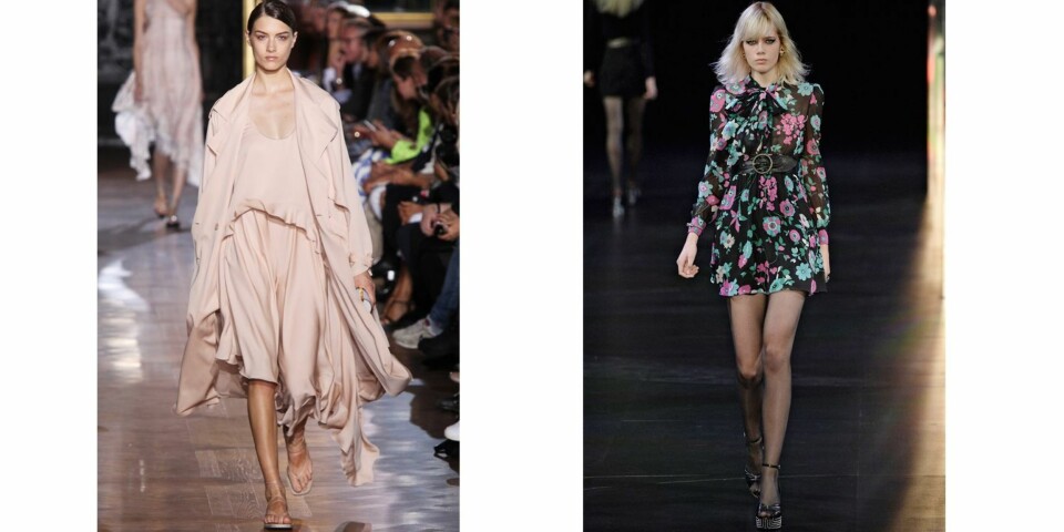 PÅ CATWALKEN: Iselin elsker vår- og sommerkolleksjonene til Stella McCarteny og Saint Laurent.
