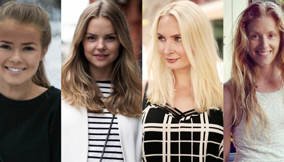 MOTEBEVISSTE JENTER: Åshild, Eline, Eva og Iselin er alle fire fult oppdatert på alt som skjer innen moteverdenen.