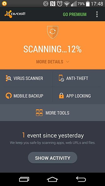Avast Mobile Security & Antivirus er en av mange antivirusapper tilgjengelig for Android.