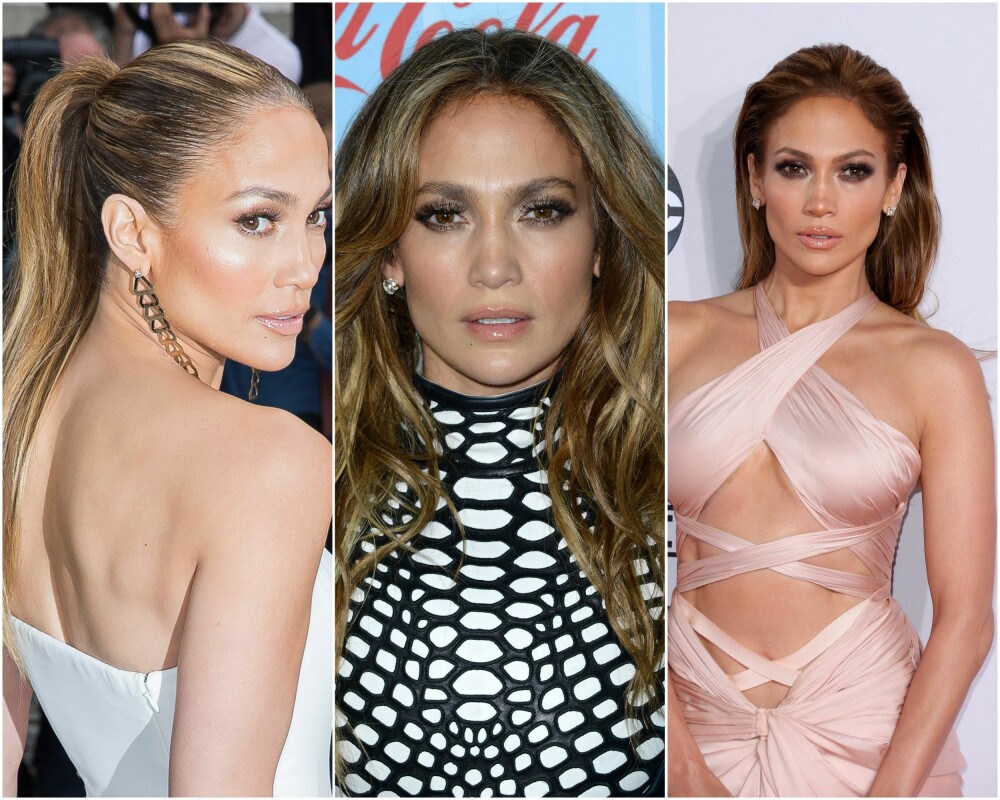 VAKKER OG GLØDENDE: Den slående vakre førtifemåringen, Jennifer Lopez, ble ikke bare hyllet for sin fantastisk bakdel i 2014, men også for den toneangivende makeup'en basert på glødende hud, jordtoner, dramatiske øyne og lyse lepper.