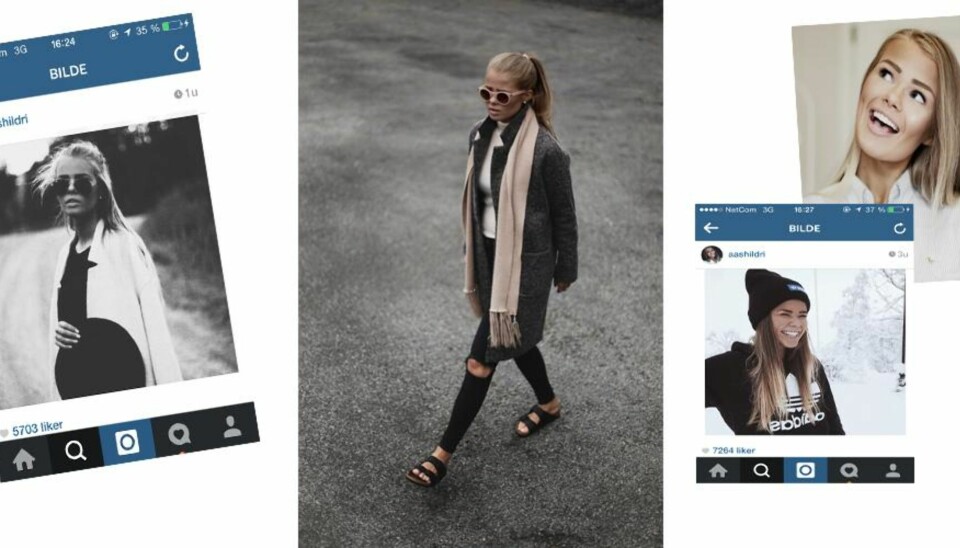 INSTAMOMENTS: Det Nye-jenta Åshild Ringhus (17) kan i dag skilte med flere ti-talls tusen følgere på Instagram. Nå gir hun deg sine beste tips om hvordan du også kan få flere følgere.