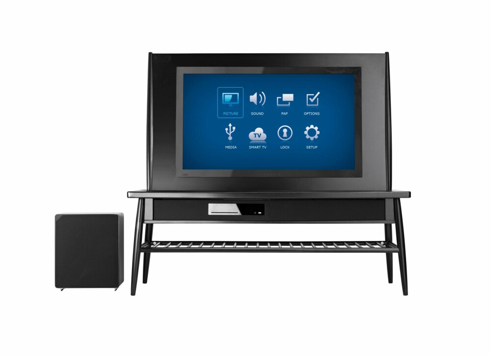 UPPLEVA: Ikea har sitt eget system som både inkluderer TV-er og lydanlegg.