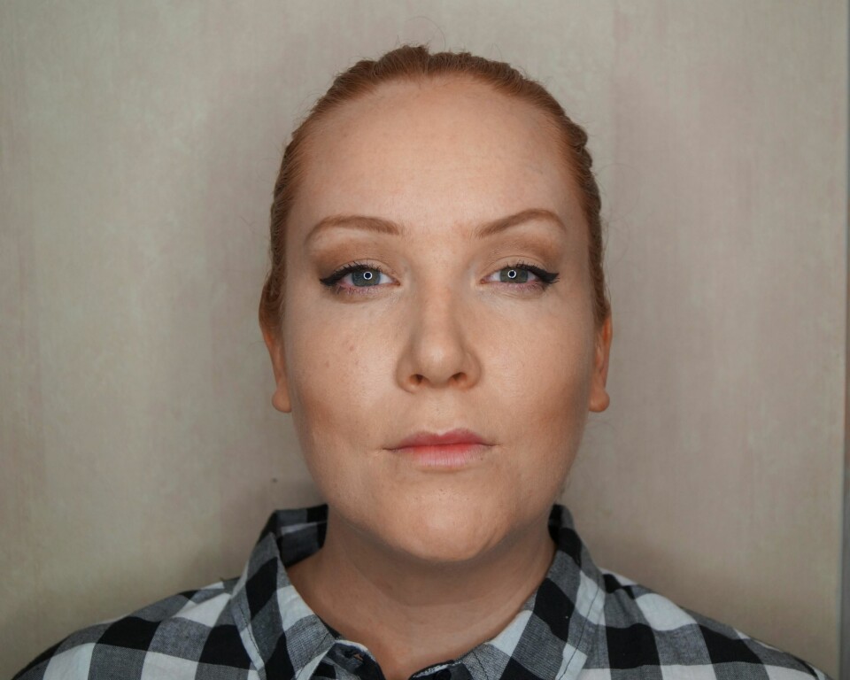 RESULTAT: Symmetrisk og fin eyelinere.