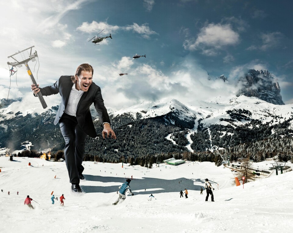 KING KONG KJETIL: - Når jeg står på toppen av bakken,er fokuset at jeg skal ta alt og alle, sier Jansrud. (Foto: Glenn Meling, styling: Isabella Leikanger Mork).