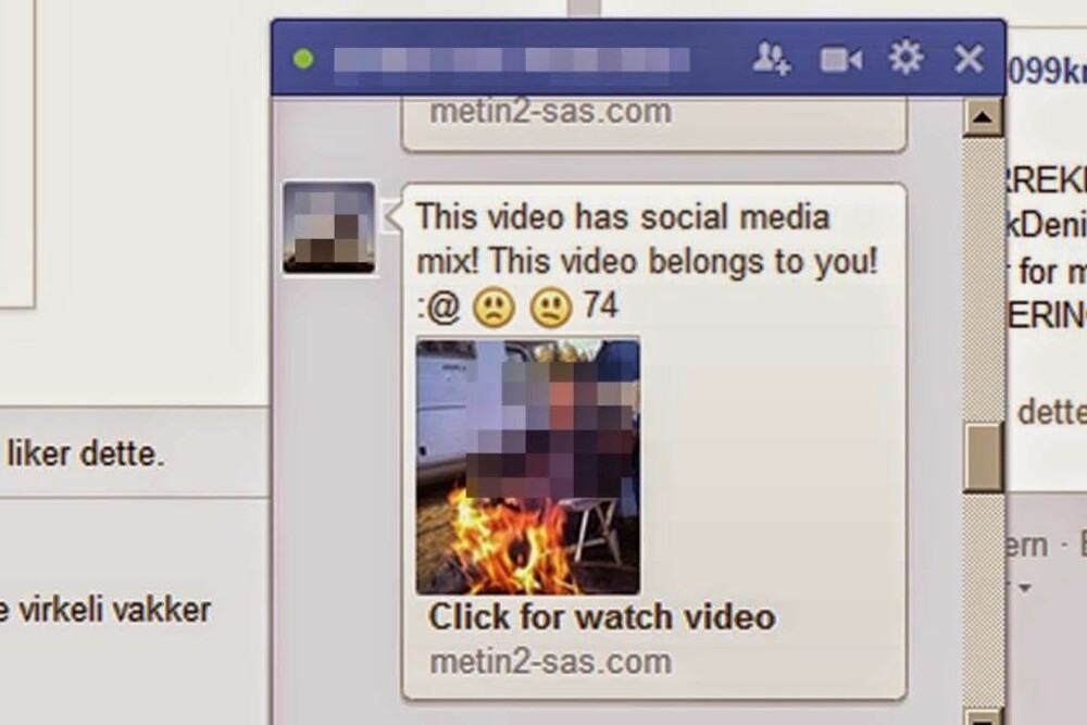 MESSENGER: Får du linker til bilder eller video på Messenger, så styr unna.