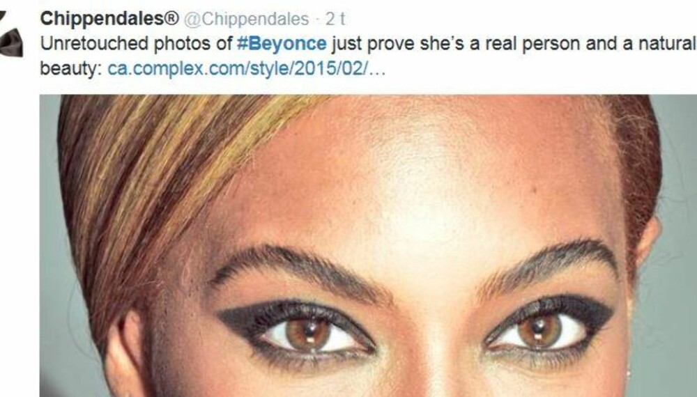 URETUSJERT: Det som skal være uretusjerte bilder av Beyoncé deles i rekordfart på nettet.