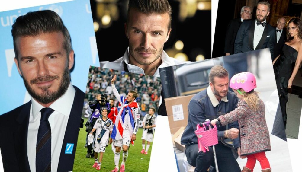 KJØPER ALT HAN SELGER: David Beckham er fotballstjerne, familemann, hengiven ektemake og humanitært og hjertevarmt medmenneske. I tillegg er han ikke så verst å hvile øynene på heller. Er det rart vi kjøper alt han selger? FOTO: Stella Pictures