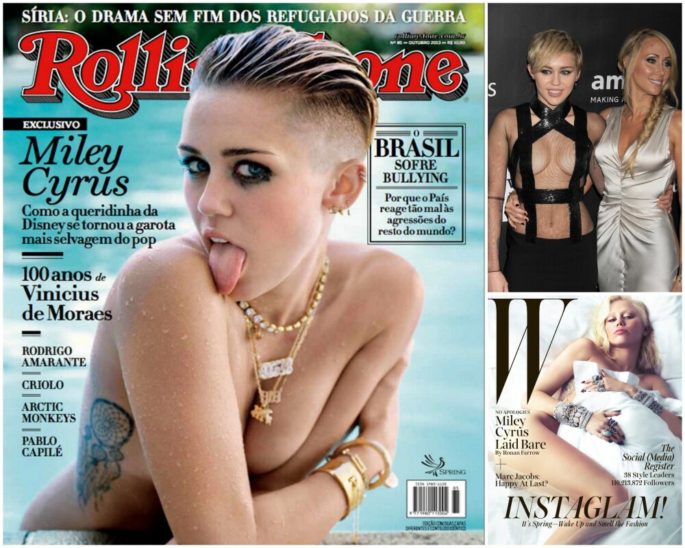 EN HELT ANNEN: Miley Cyrus (22) er kjent for sitt stilskifte for to år siden, og innrømmer gladelig at hun helst går så lettkledd som mulig.