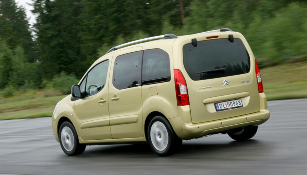 SCORER BRA: Citroën Berlingo scorer svært bra i sin klasse, ifølge den ferske kvalitetsrapporten fra den tyske kontrollinstansen Dekra. FOTO: Vi Menn Bil TopGear