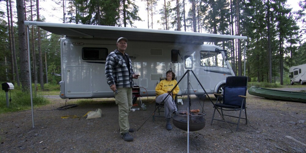 VETERANER: Monica og Erik Pizzarello-Numme er Glaskogen-veteraner. FOTO: Geir Svardal