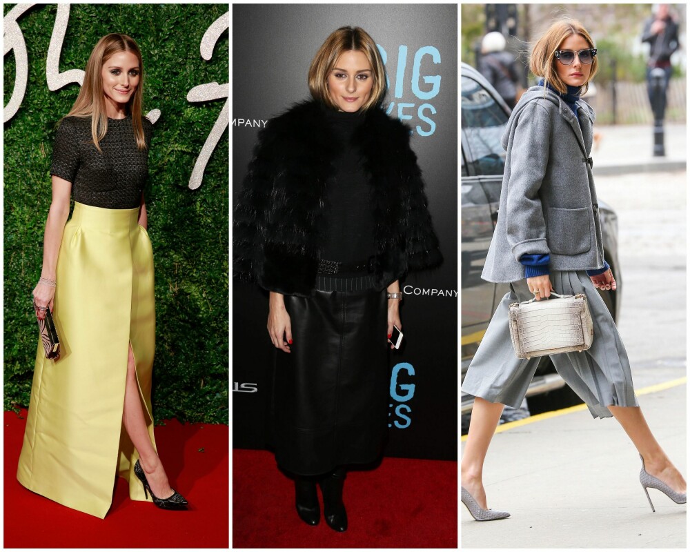 FÅ INN FARGEN: Stilikonet Olivia Palermo er vanligvis svært glad i sterke farger som på bildet til venstre. Og fint er det; antrekkene i helsvart og dystre, grå toner gjør veldig lite for henne. FÅ INN FARGEN: Stilikonet Olivia Palermo er vanligvis svært glad i sterke farger som på bildet til venstre. Og fint er det; antrekkene i helsvart og dystre, grå toner gjør veldig lite for henne.