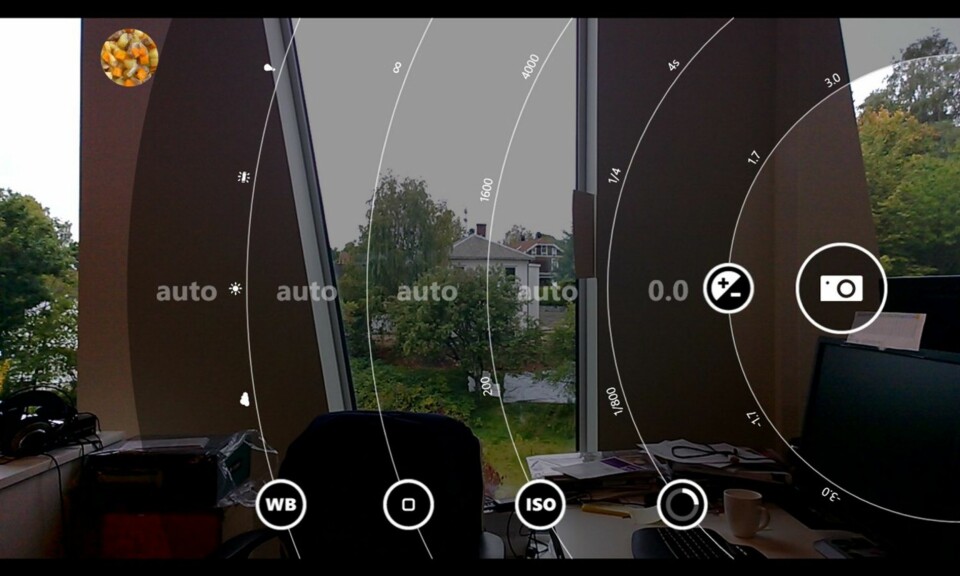 PRO: I Camera Pro kan man selv justere de viktigste innstillingene.