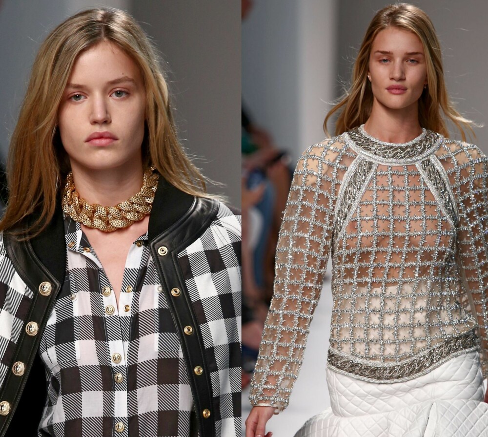 PÅ CATWALKEN: I 2014 ser det bokstavelig talt ut som det kommer til å bli en ny vår, når modeller som Rosie Huntington-Whiteley og Georgia May Jagger demonstrerer hvor lekker kombinasjonen av blonder, denim, skinn og et usminket fjes er. PÅ CATWALKEN: I 2014 ser det bokstavelig talt ut som det kommer til å bli en ny vår, når modeller som Rosie Huntington-Whiteley og Georgia May Jagger demonstrerer hvor lekker kombinasjonen av blonder, denim, skinn og et usminket fjes er.