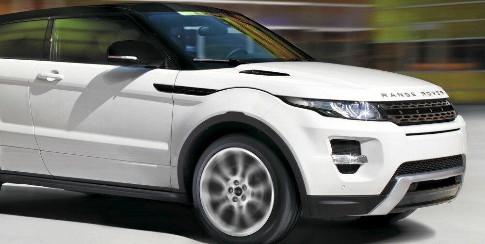 MINDRE BRITE: Range Rover Evoque blir den første bilen fra den kanten som kan leveres med tohjulsdrift.