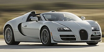 STYGGVAKKER: Bugatti Veyron Grand Sport Vitesse er ikke vakker, men styggvakker. En kompakt kloss av karbon.