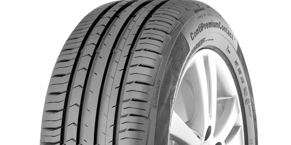 VINNEREN: Continental ContiPremiumContact 5 er blant de beste i nesten alle disipliner i NAFs sommerdekktest. FOTO: Continental VINNEREN: Continental ContiPremiumContact 5 er blant de beste i nesten alle disipliner i NAFs sommerdekktest. FOTO: Continental