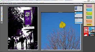ENKELT: Pixlr har et enkelt grensesnitt som kan minne litt om Photoshop. Det er likevel et mye enklere program, på godt og vondt.