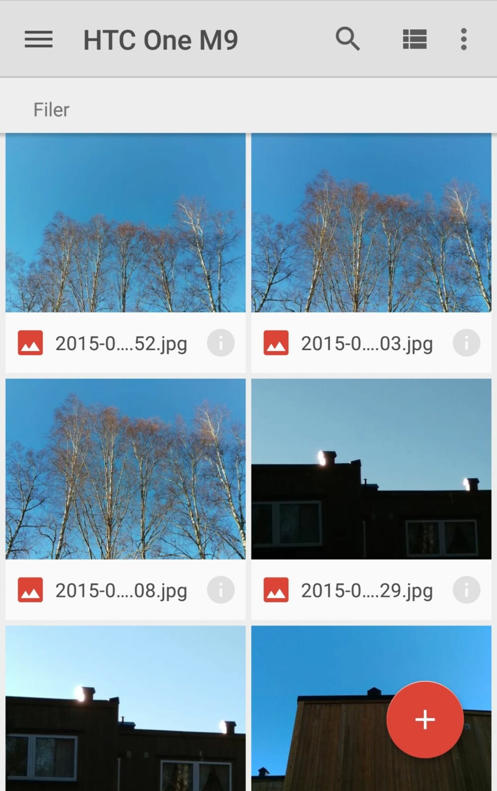 BILDEVISNING: Google Disk-appen viser fram bildene dine på en enkel og pen måte. 