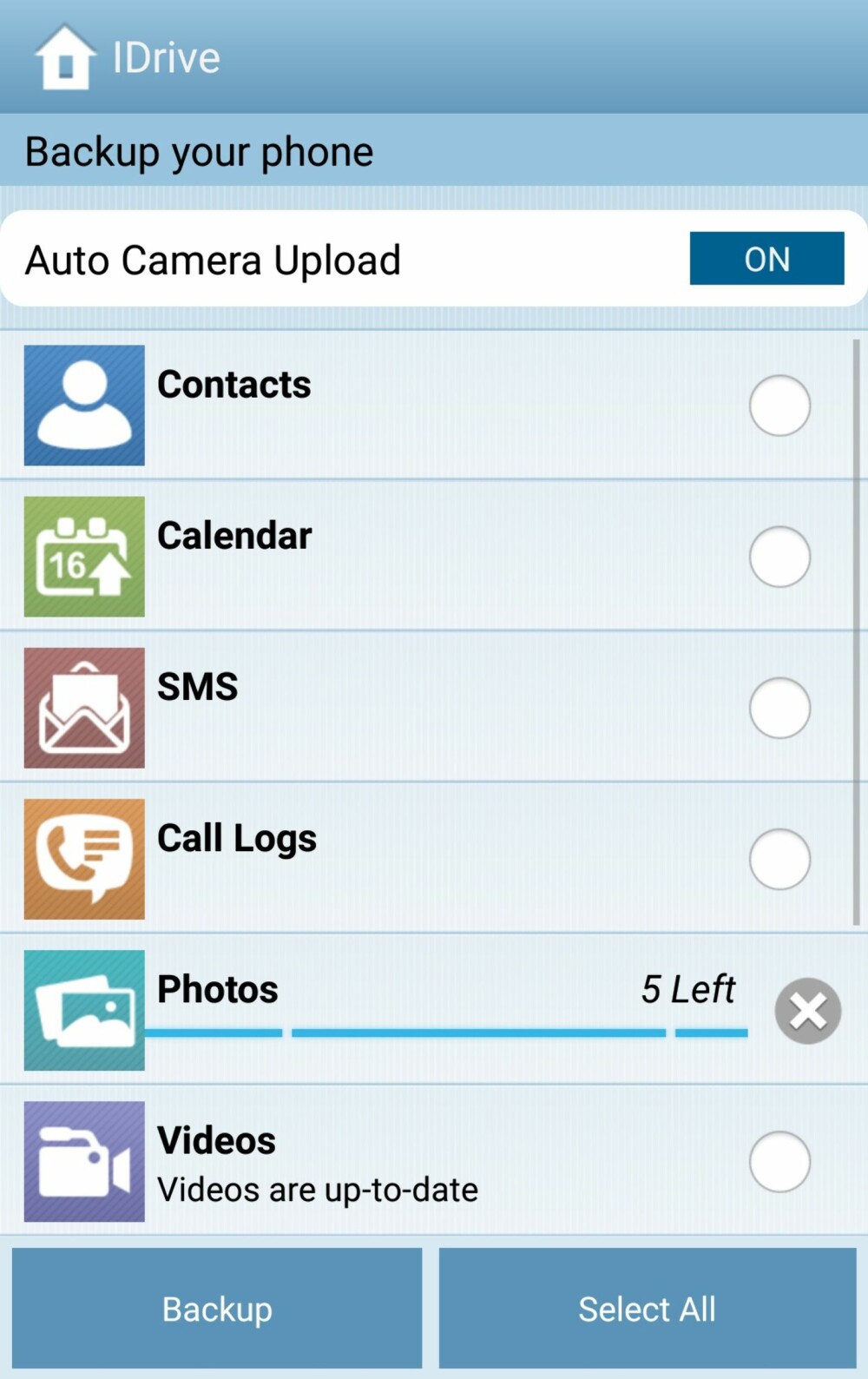OMFATTENDE: iDrive kan lagre mer enn bare bilder og video fra mobilen din.