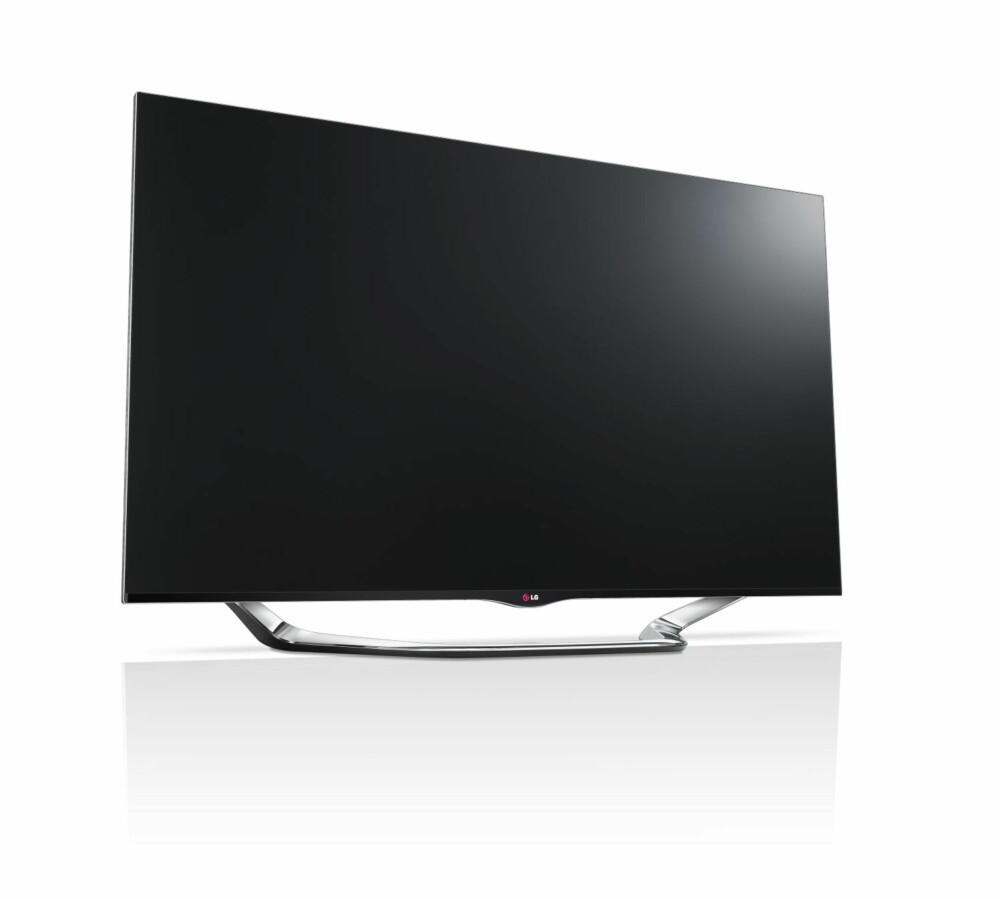 FLOTT: LG har virkelig lykkes med designet på denne TV-en.