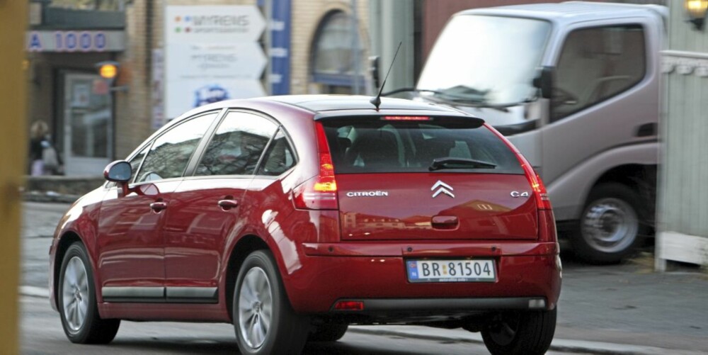 AUDA: Citroën C4 kommer dårlig ut i undersøkelsen. FOTO: Egil Nordlien, HM Foto
