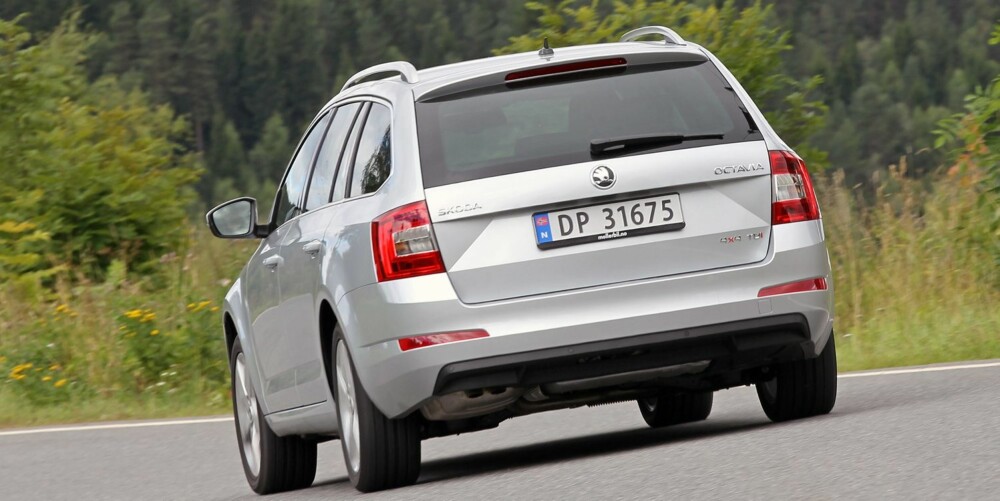 I TEST: Skoda Octavia. FOTO: Petter Handeland